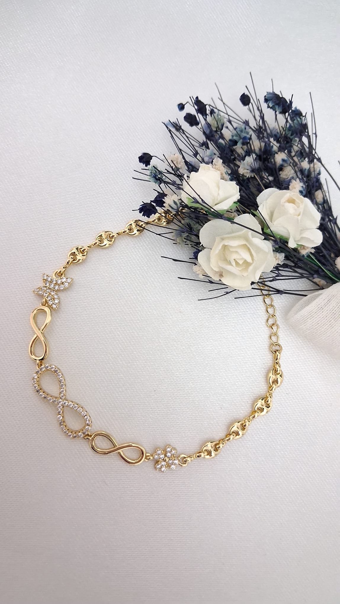 XUPING Bileklik - Göz Boncuklu ve Sonsuzluk Figürlü